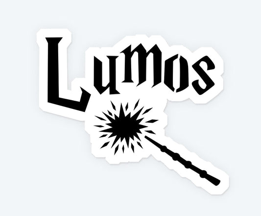 Lumos Lighting Spell Magnetic Sticker