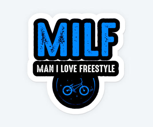 Man I Love Freestyle Magnetic Sticker