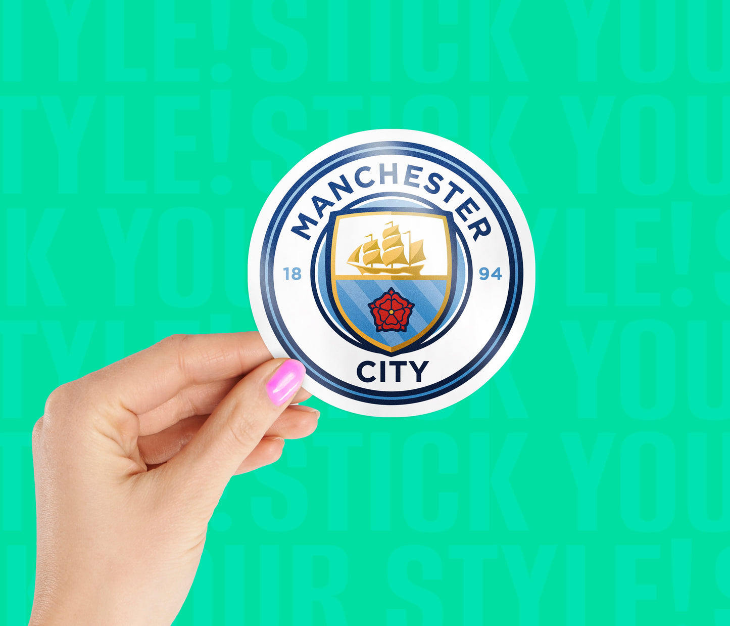 Manchester City FC Magnetic Sticker