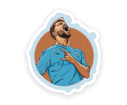 Manchester City Sergio Magnetic Sticker