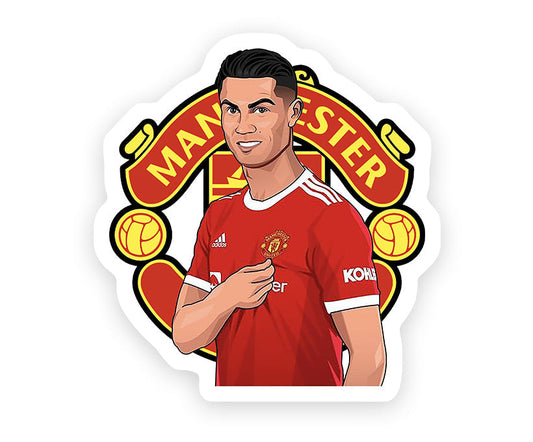 Manchester United Ronaldo Magnetic Sticker