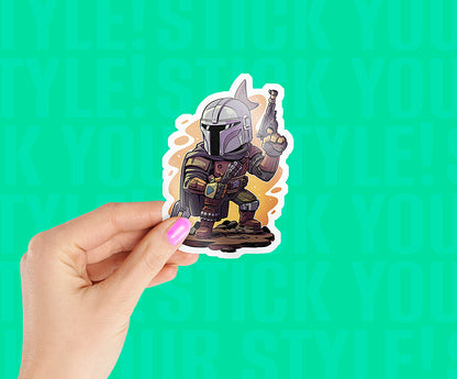 Mandalorian Star War Sticker