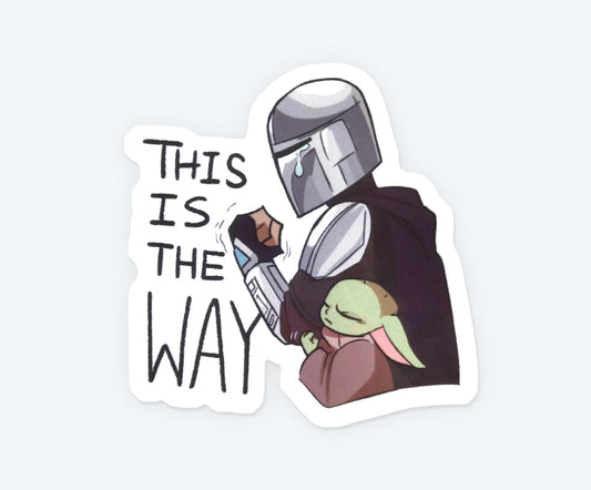 Mandalorian This Is The Way Magnetic Sticker