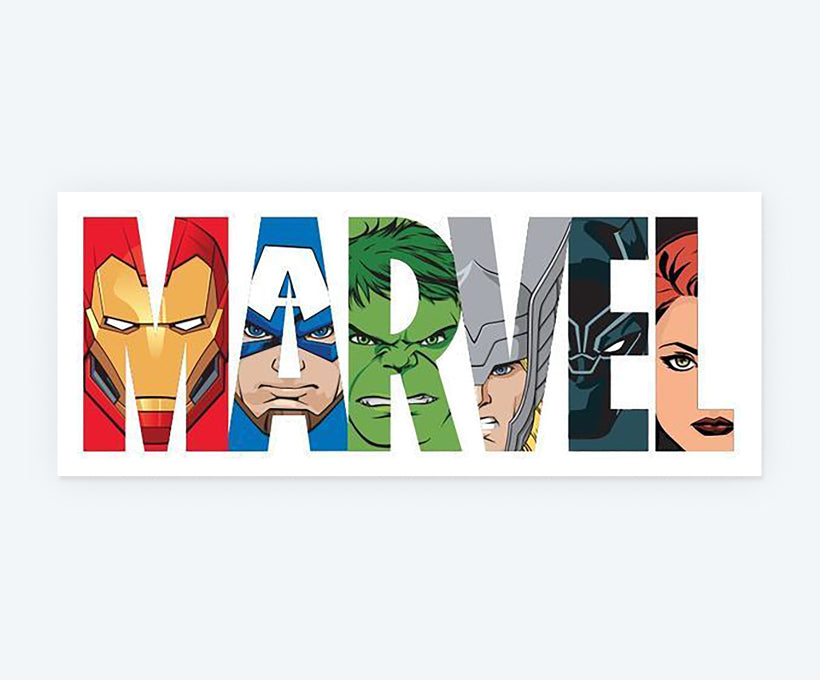 Marvel Logo Avengers Magnetic Sticker – Stickkar.in