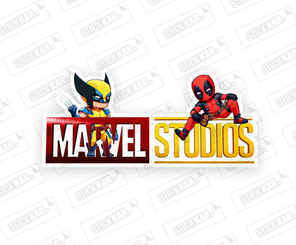 Marvels Deadpool And Wolverine Sticker