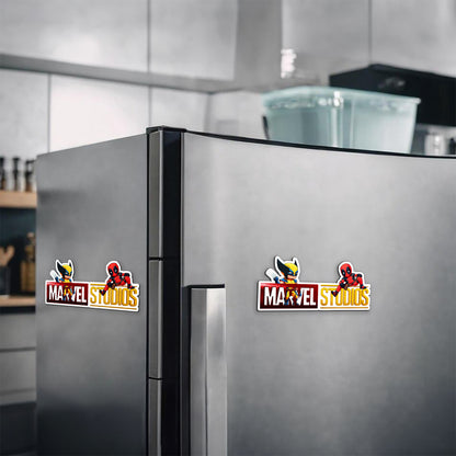 Marvels Deadpool And Wolverine Magnetic Sticker