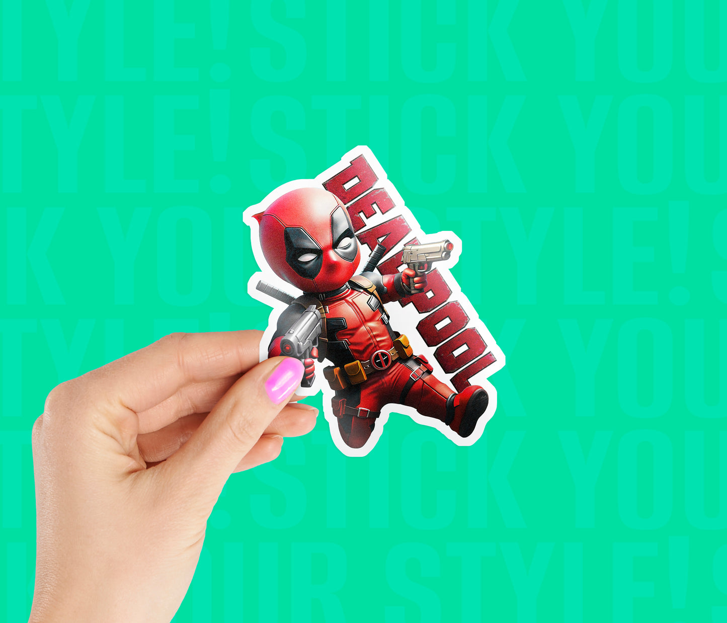 Marvels Deadpool Magnetic Sticker