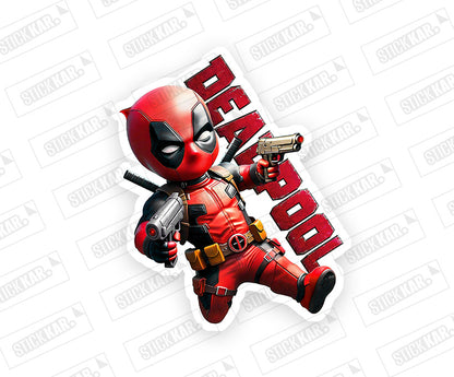 Marvels Deadpool Magnetic Sticker