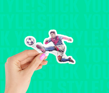 Messi Air Kick Sticker