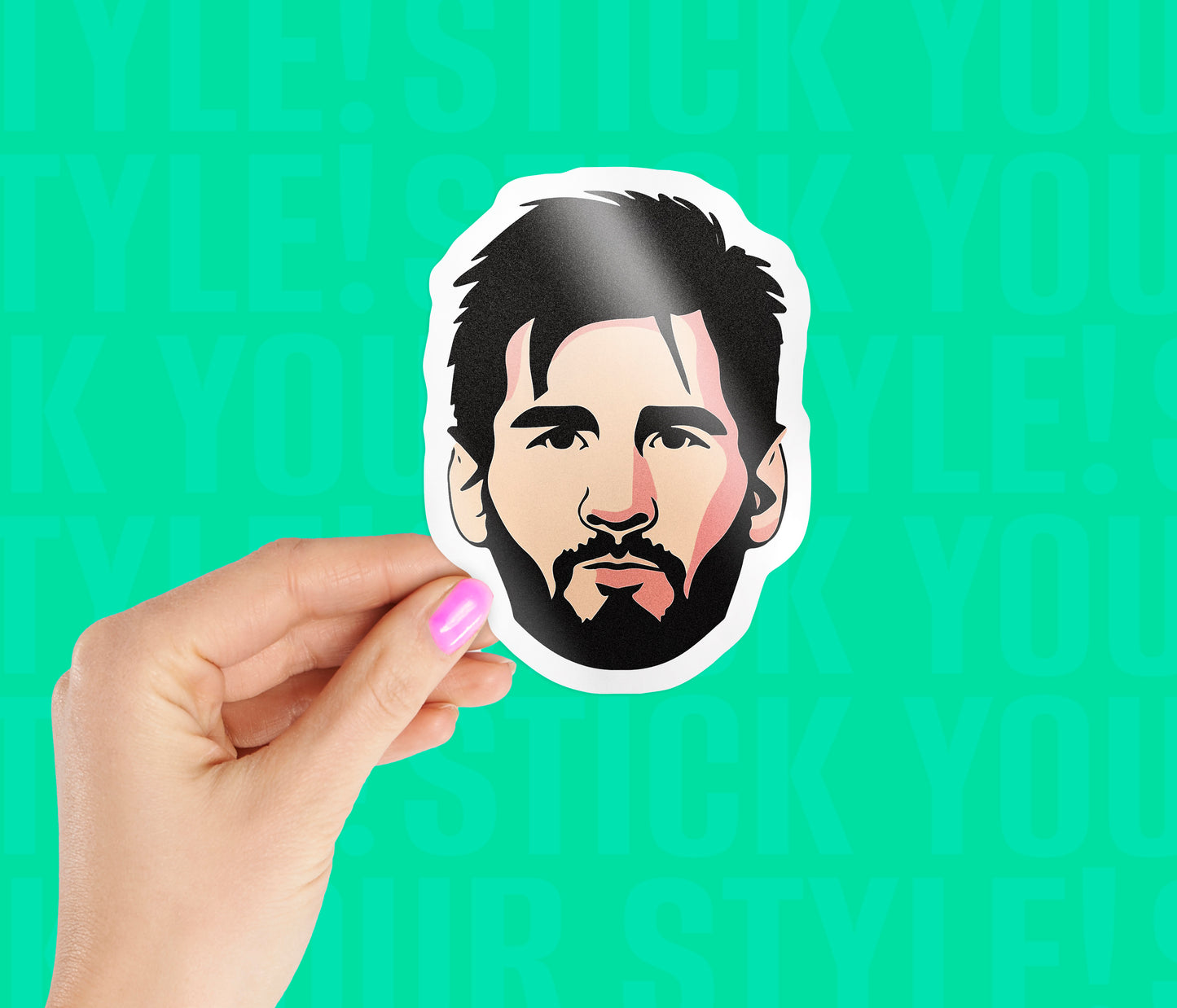 Messi Cartoon Sticker