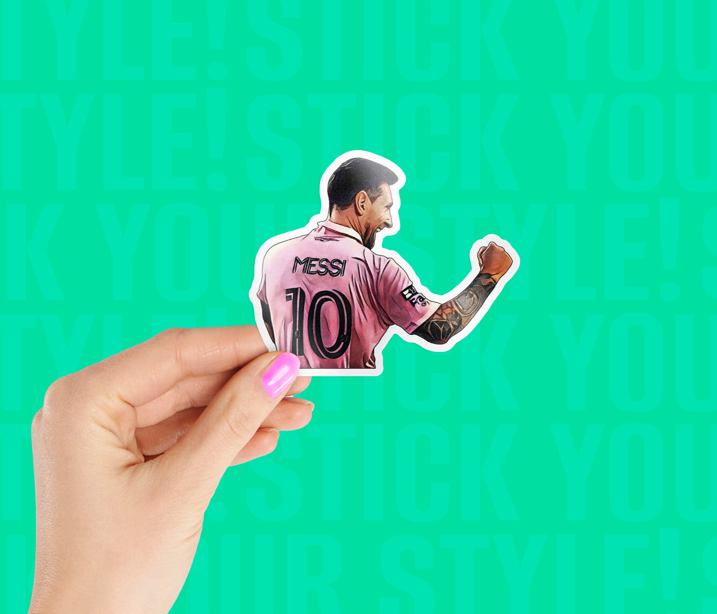 Messi Goal Inter Miami Sticker