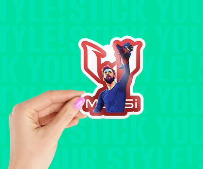 Messi Footballer Magnetic Sticker