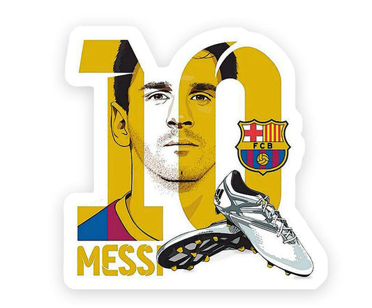 Messi Barca 10 Magnetic Sticker
