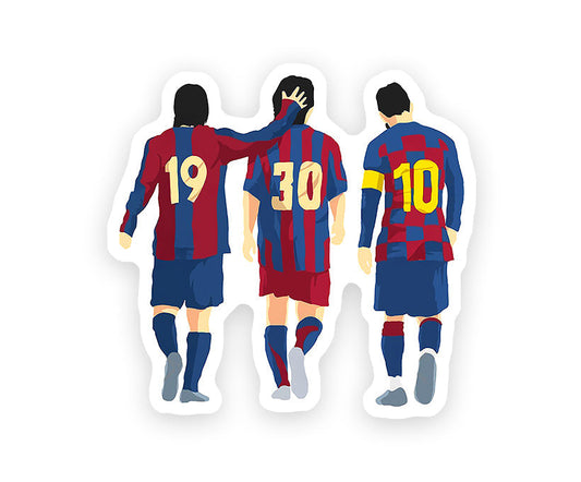 Messi Barca Journey Magnetic Sticker