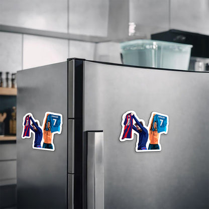 Messi CR7 Magnetic Sticker
