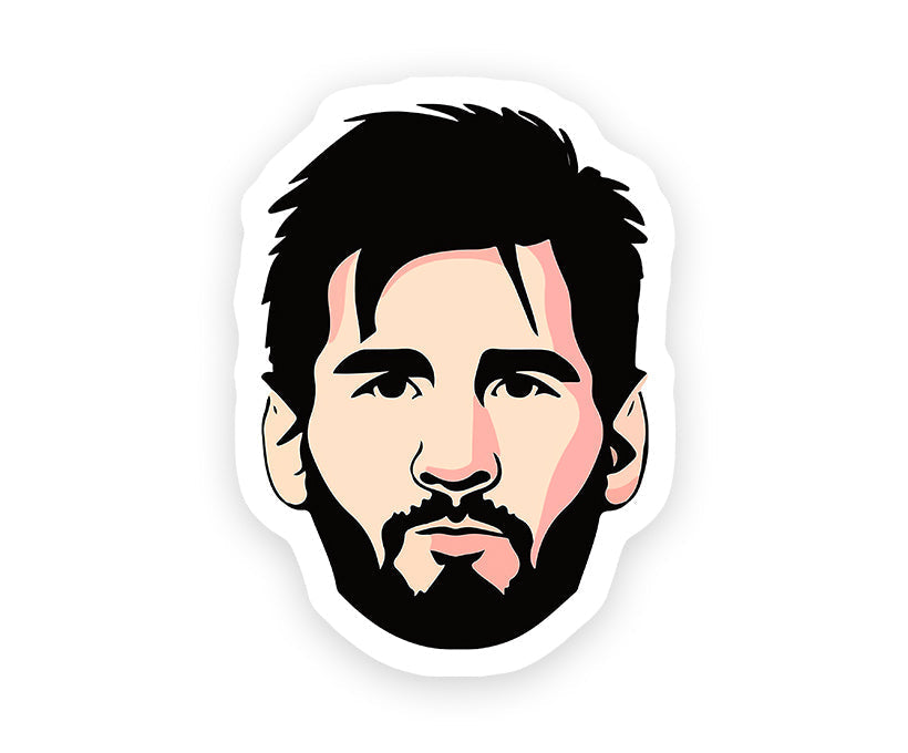 Messi Cartoon Magnetic Sticker