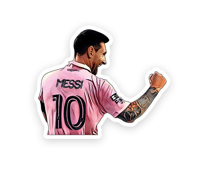 Messi Goal Inter Miami Magnetic Sticker – Stickkar.in