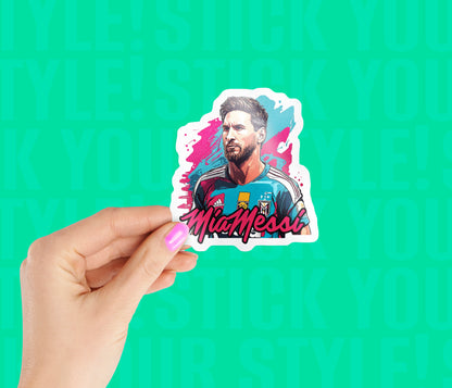 Messi graffiti Sticker