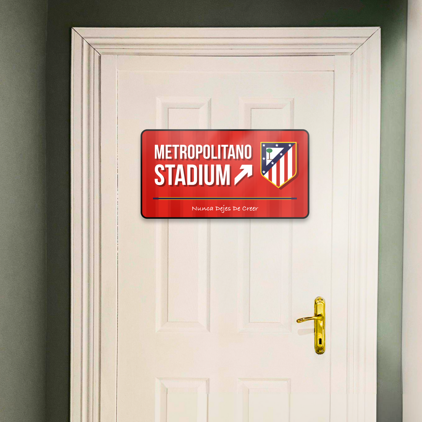 Metropolitano Stadium - Atlético de Madrid  Door Sign