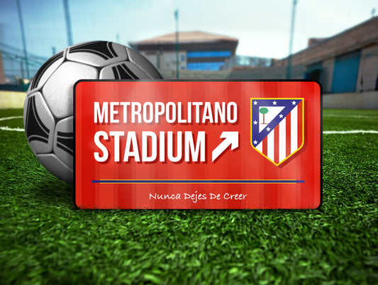 Metropolitano Stadium - Atlético de Madrid  Door Sign