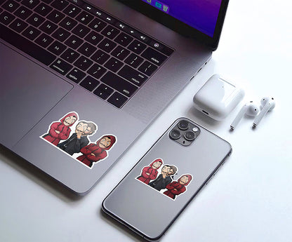 Money Heist Cartoon Sticker