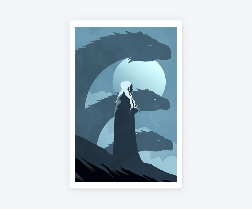 Mother Of Dragons Magnetic Sticker