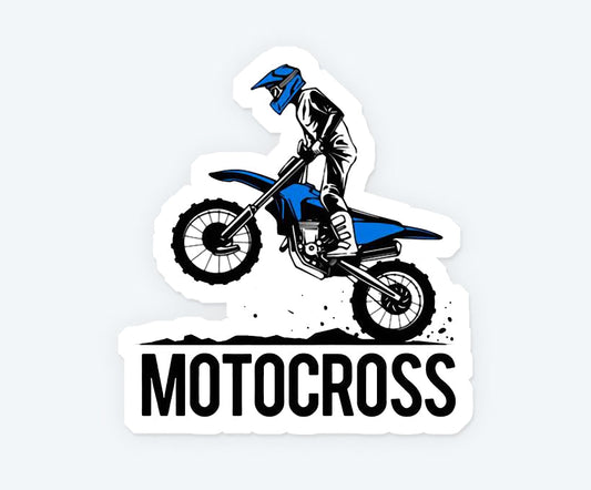 Motocross Off-Road Racing Magnetic Sticker
