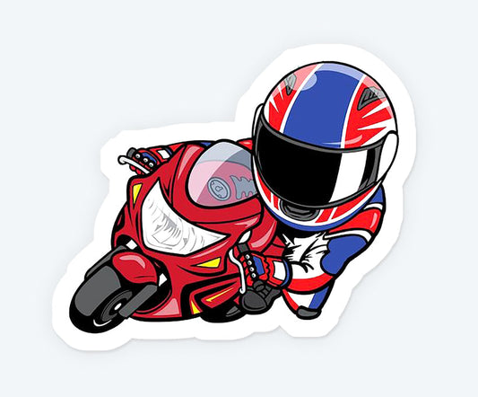 Motorcycle Racing Magnetic Sticker