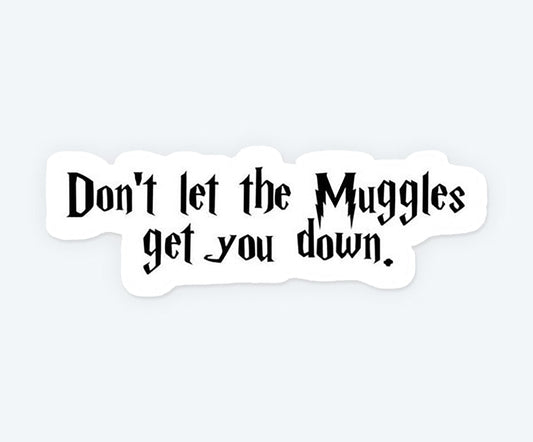 Muggles Harry Potter Magnetic Sticker