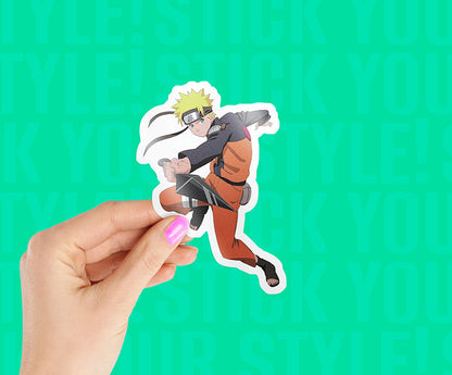 Naruto Action Pose 3 Magnetic Sticker