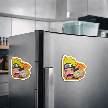 Naruto Loves Ramen Magnetic Sticker