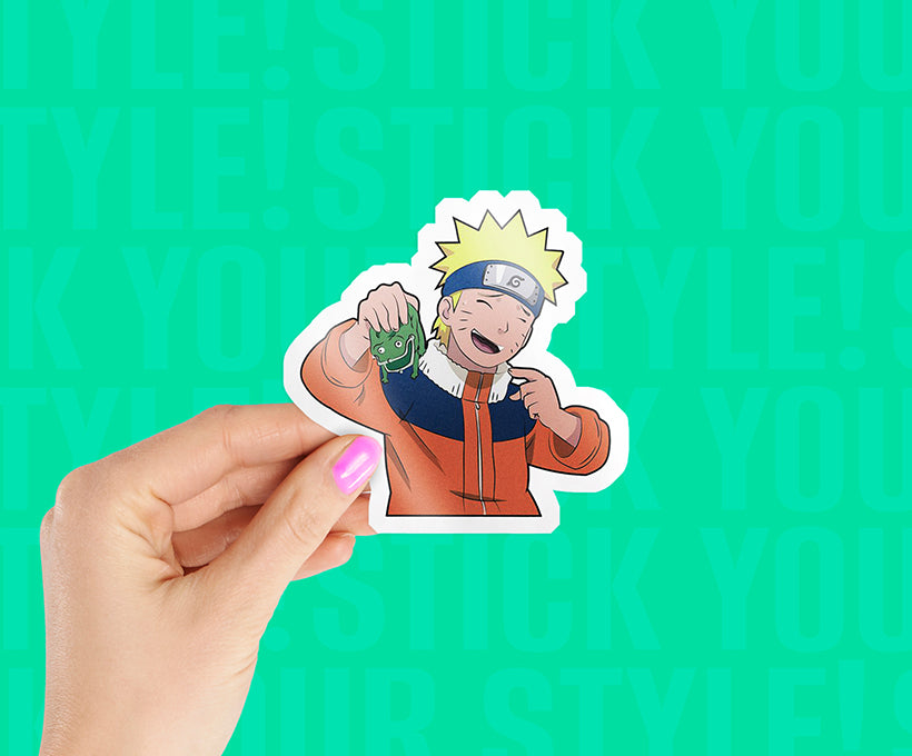 Naruto Uzumaki Purse Magnetic Sticker
