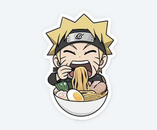 Naruto Raman Noodles Magnetic Sticker