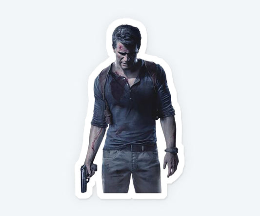 Nathan Drake Thief's End Magnetic Sticker