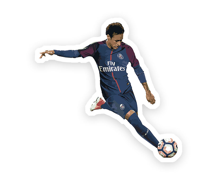 Neymar Jr Striking Magnetic Sticker