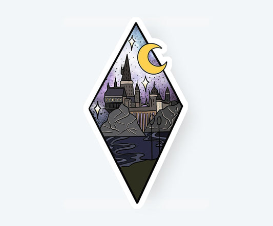 Nightly Wizard Magnetic Sticker