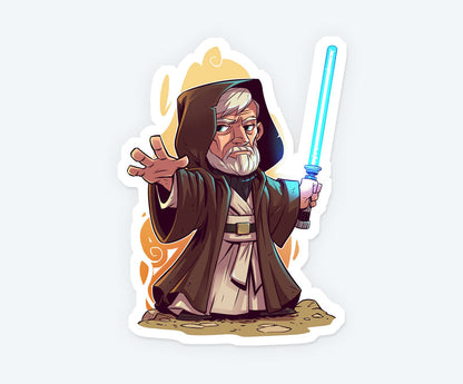 Obi-Wan Kenobi Star Wars Magnetic Sticker