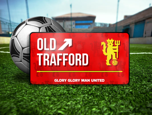 Old Trafford - Manchester United F.C. Door Sign Board