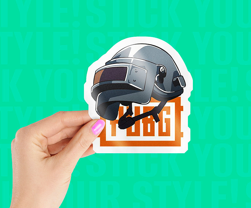 PUBG Logo Magnetic Sticker