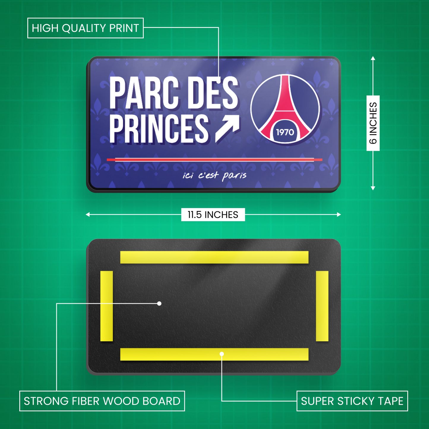 Parc Des Princes - Paris Saint-Germain F.C. Door Sign