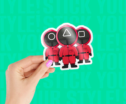 Pink Soldiers Magnetic Sticker