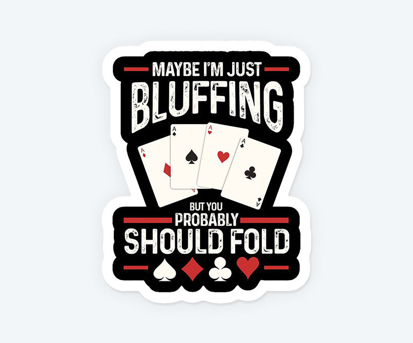 Poker Lover Magnetic Sticker