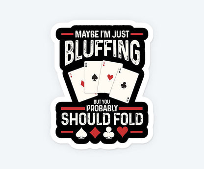 Poker Lover Magnetic Sticker
