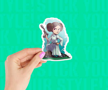 Princess Leia Star Wars Sticker