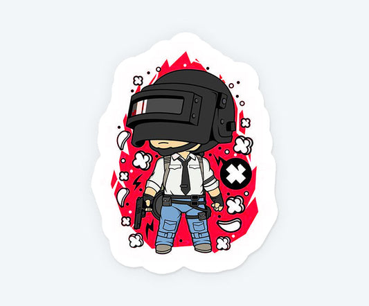 Pubg Killer Magnetic Sticker