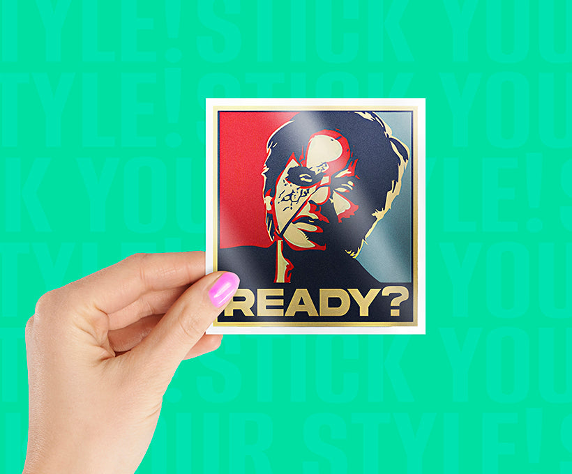 Ready? Jawan Sticker
