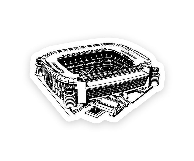Real Madrid Fc Stadium Magnetic Sticker