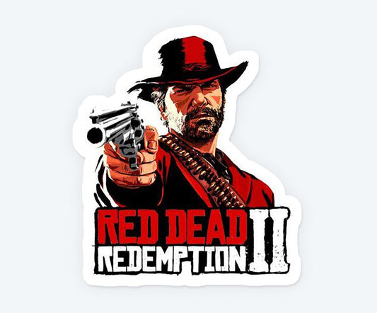 Red Dead Redemption 2 Magnetic Sticker