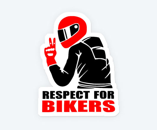 Respect For Bikers Magnetic Sticker
