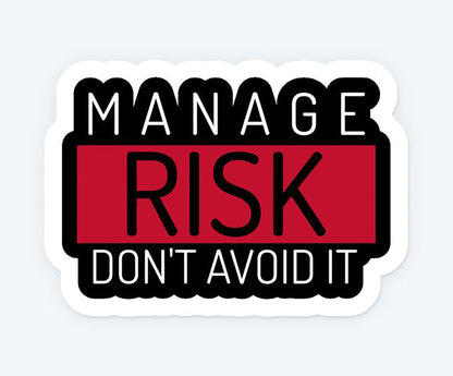 Risk Management Magnetic Sticker